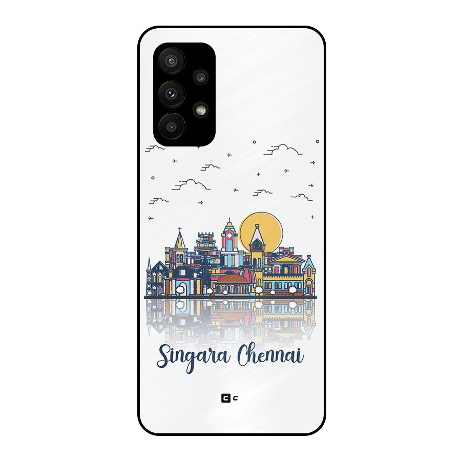 Chennai City Metal Back Case for Galaxy A23