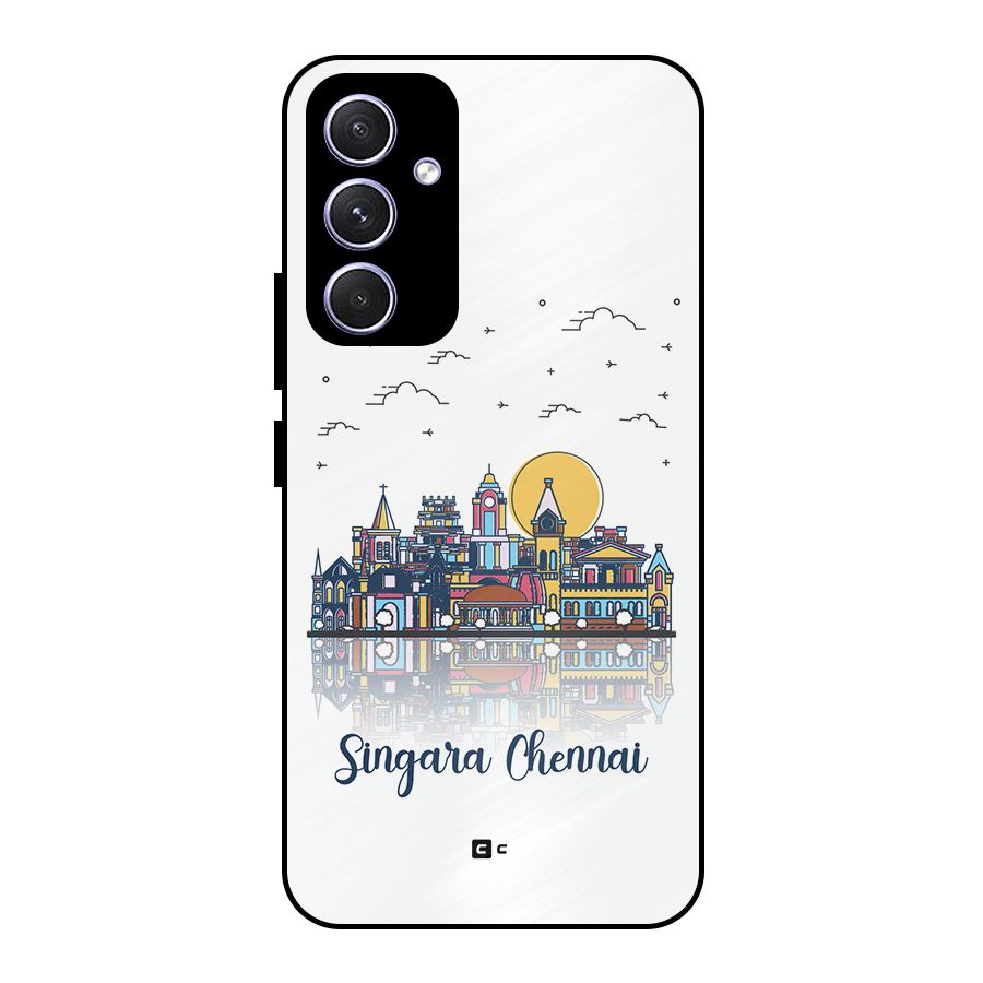 Chennai City Metal Back Case for Galaxy A54
