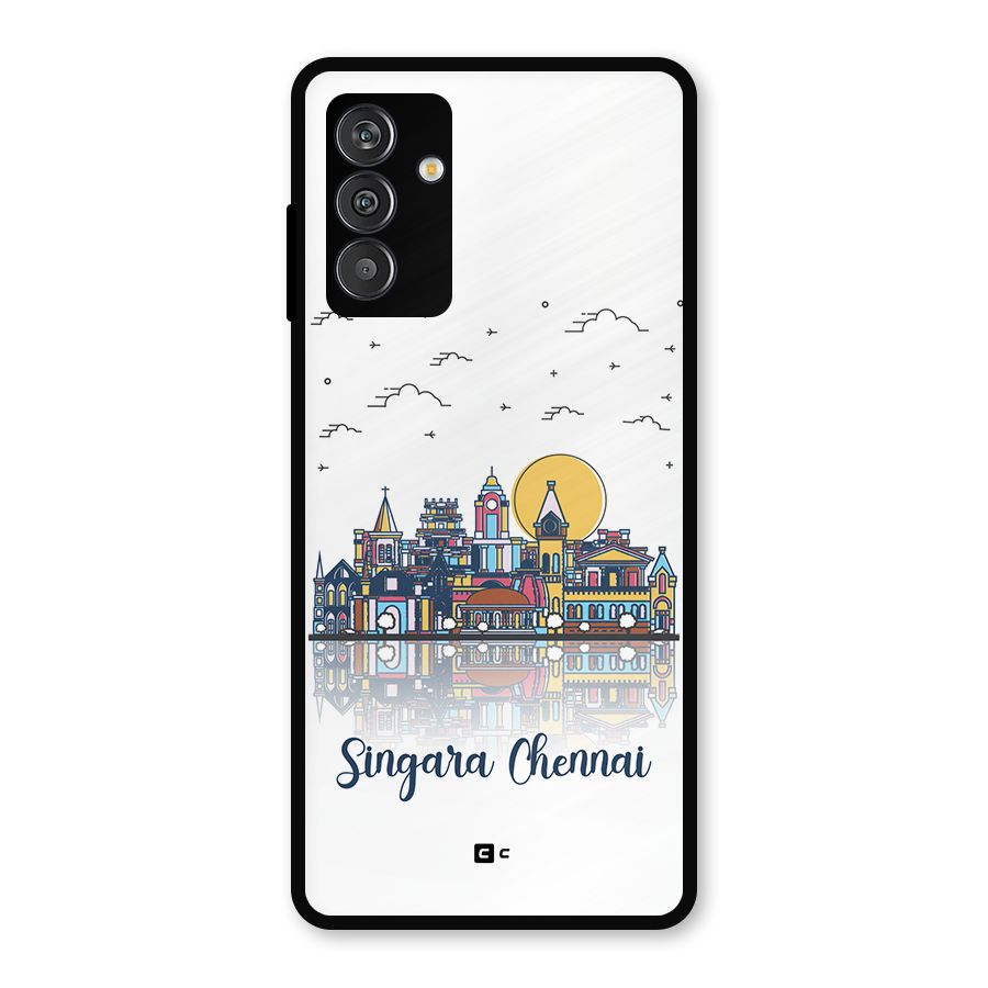 Chennai City Metal Back Case for Galaxy F13