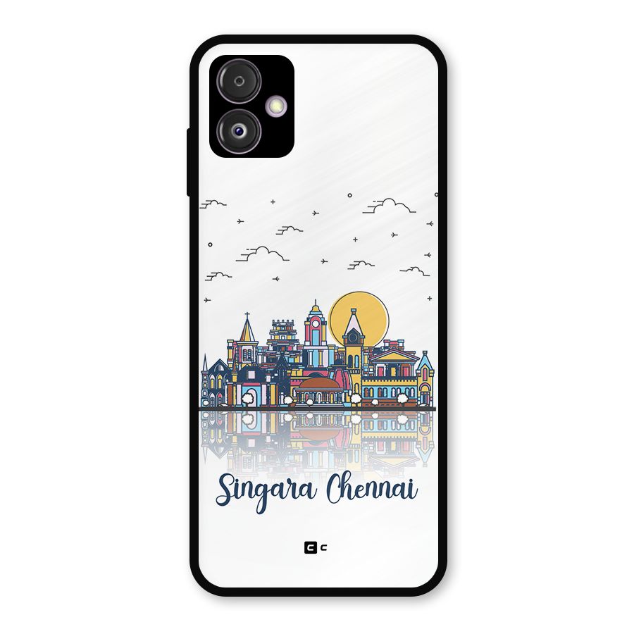 Chennai City Metal Back Case for Galaxy F14