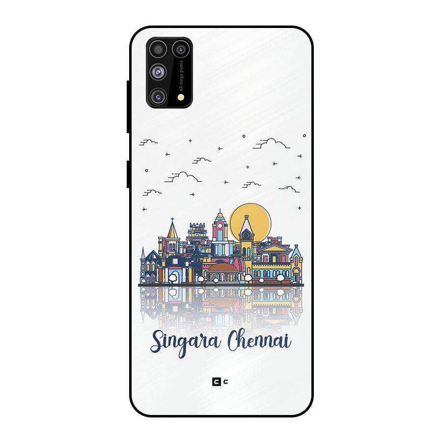 Chennai City Metal Back Case for Galaxy M31