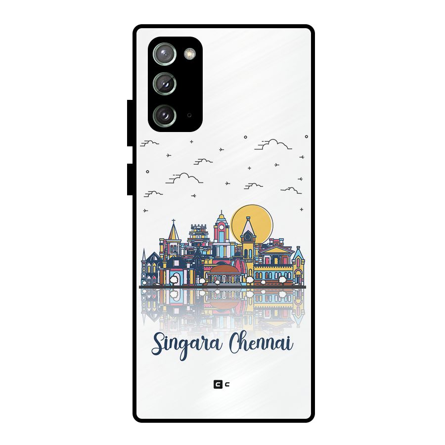 Chennai City Metal Back Case for Galaxy Note 20