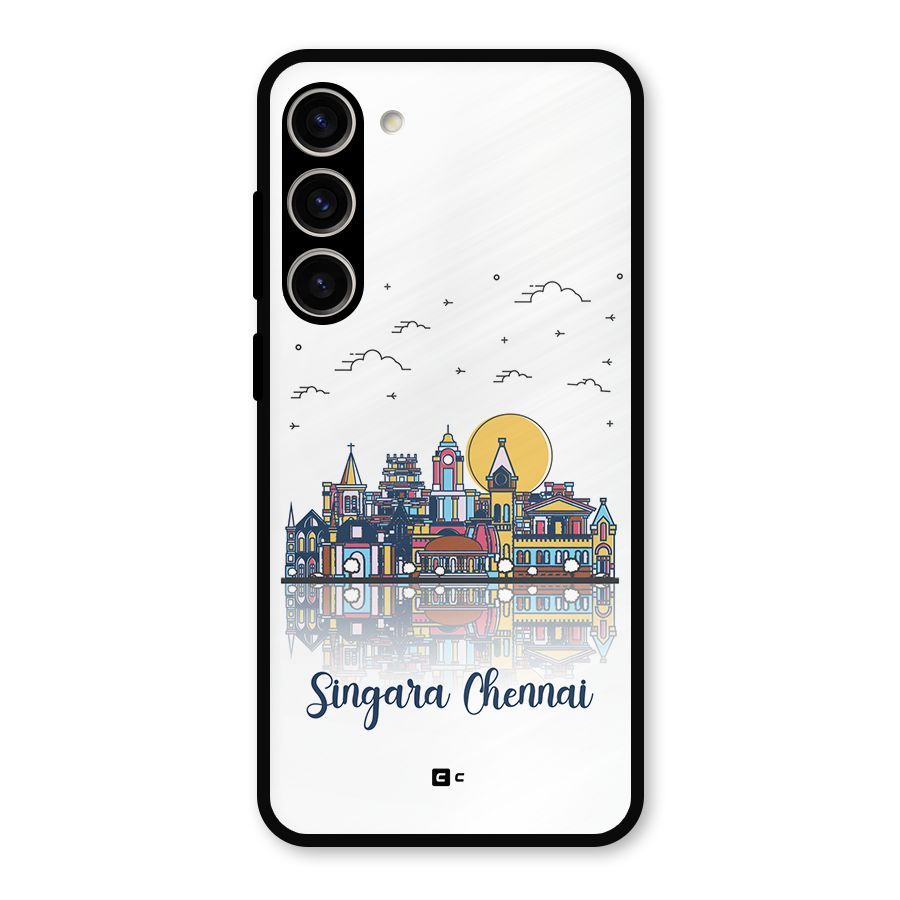 Chennai City Metal Back Case for Galaxy S23 Plus