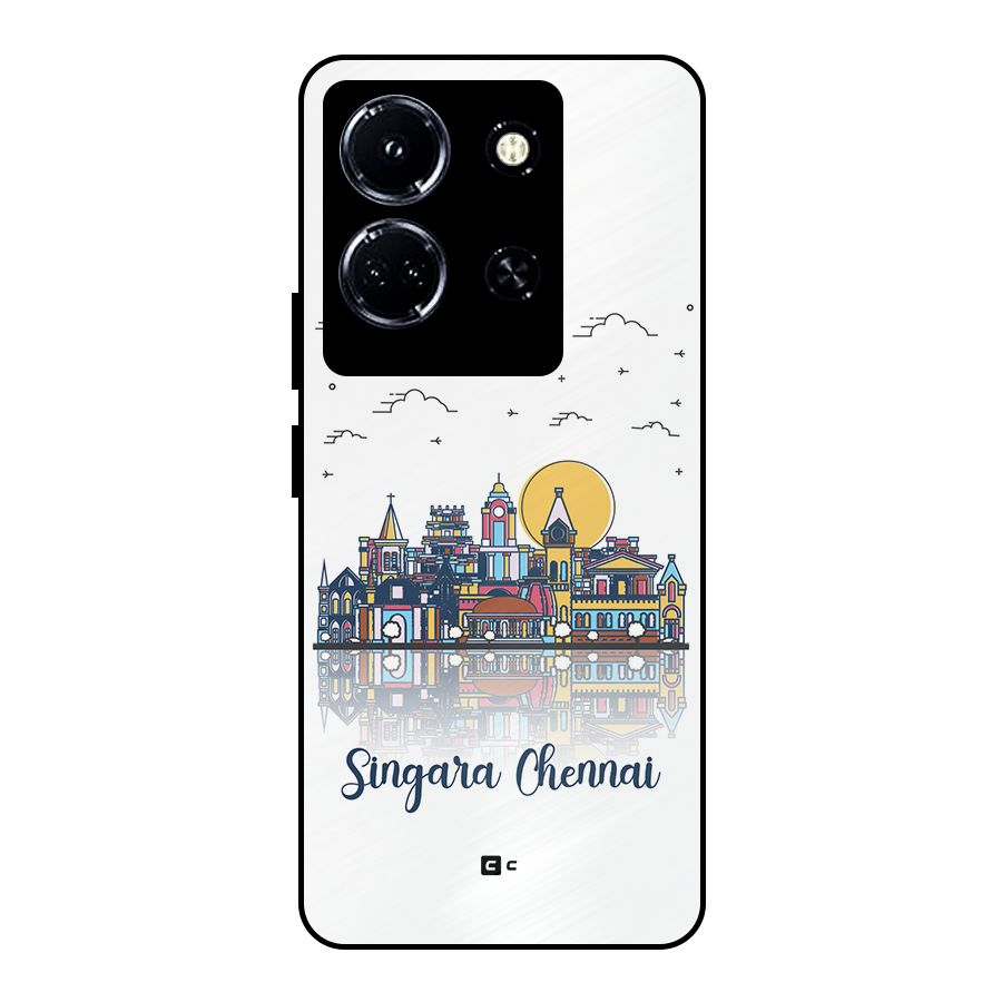 Chennai City Metal Back Case for Infinix Note 30 5G