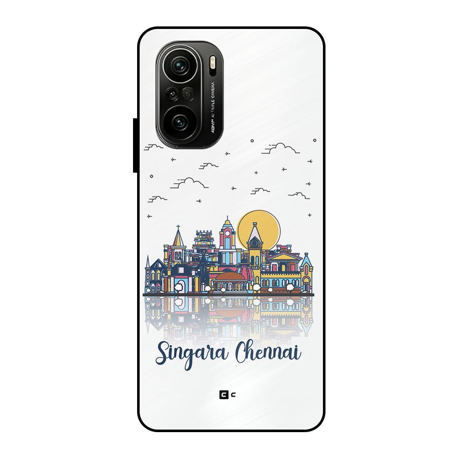 Chennai City Metal Back Case for Mi 11x