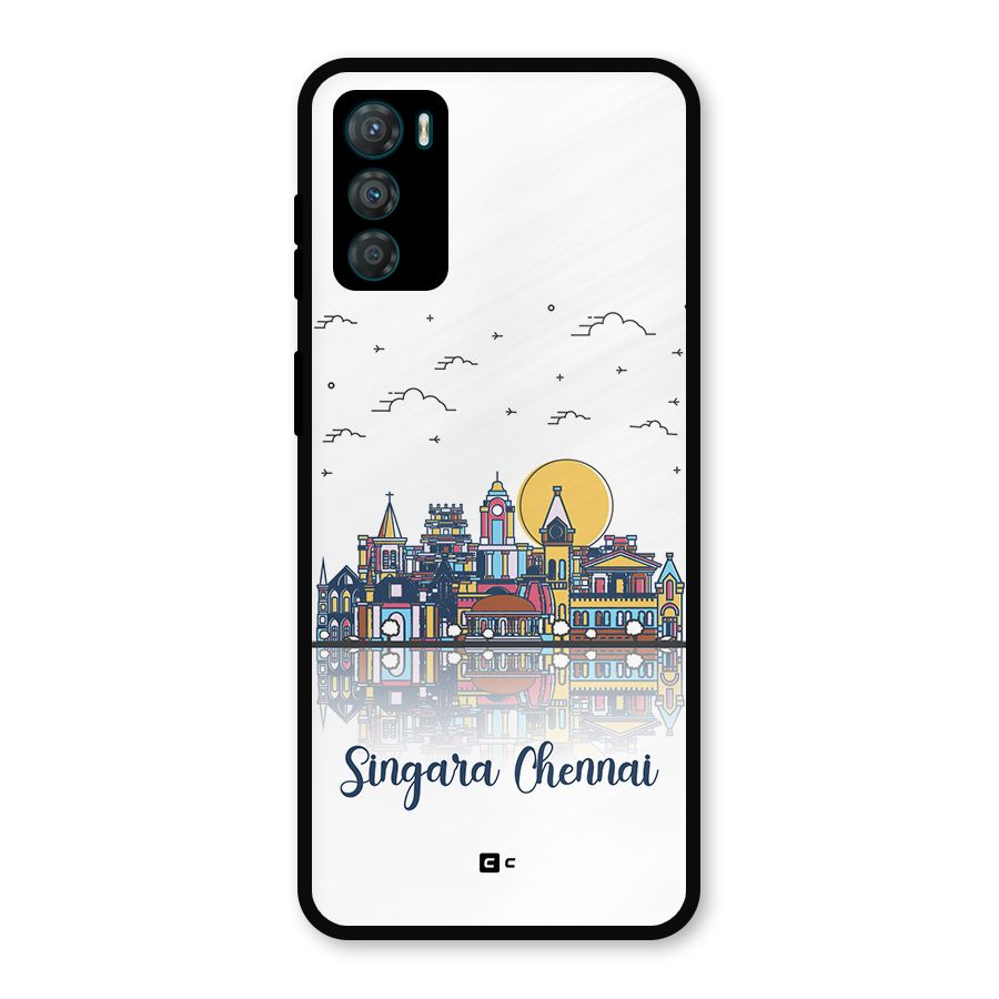 Chennai City Metal Back Case for Moto G42