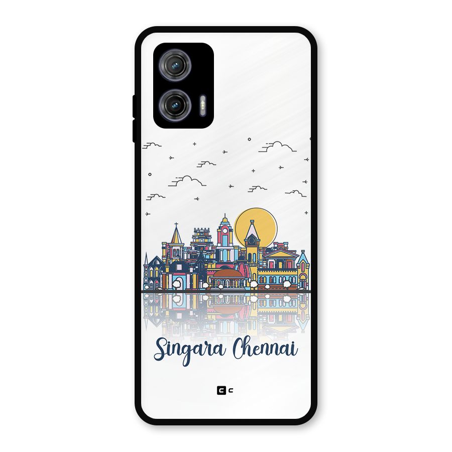 Chennai City Metal Back Case for Moto G73