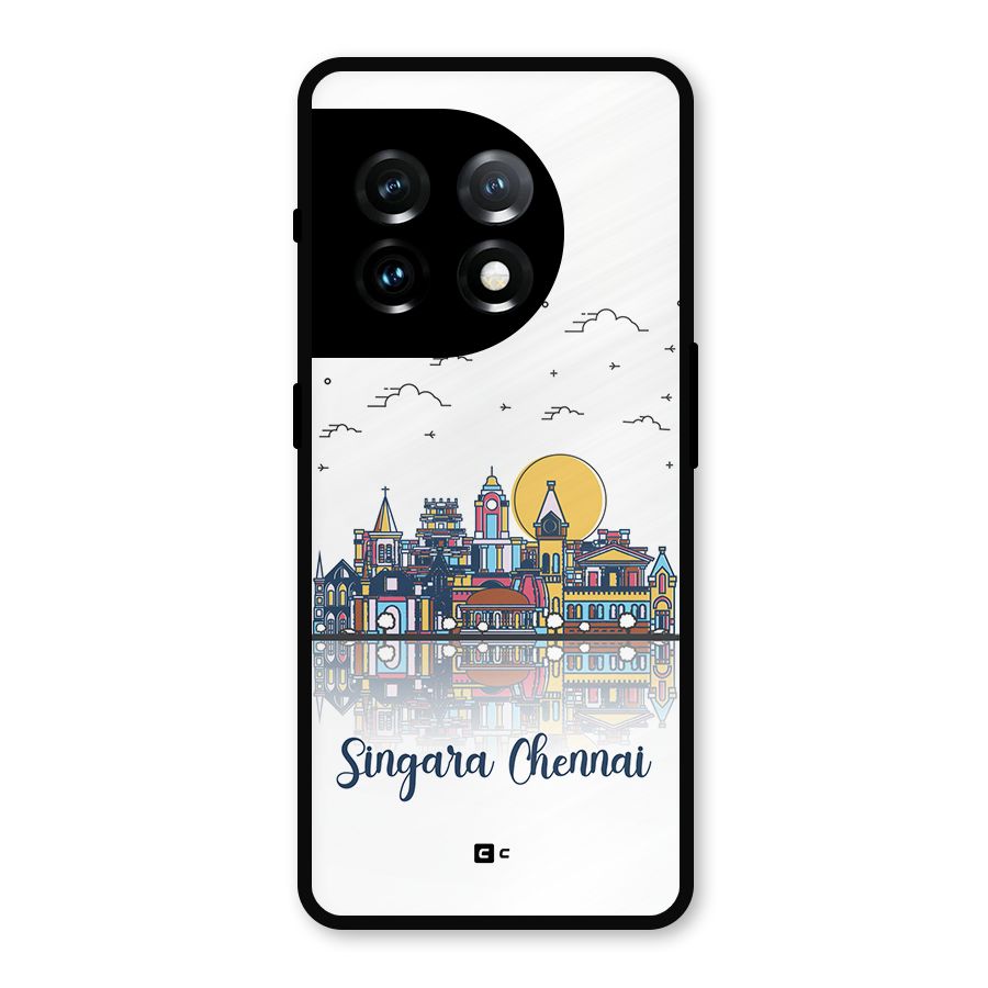Chennai City Metal Back Case for OnePlus 11