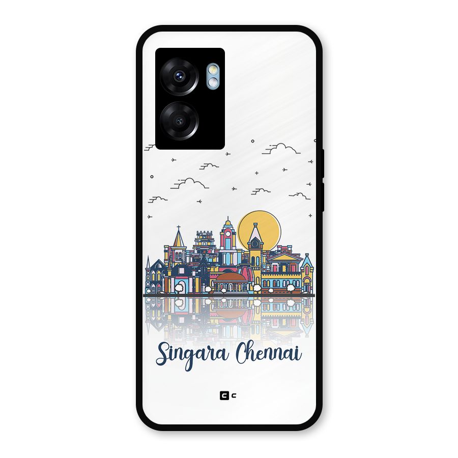 Chennai City Metal Back Case for Oppo K10 (5G)