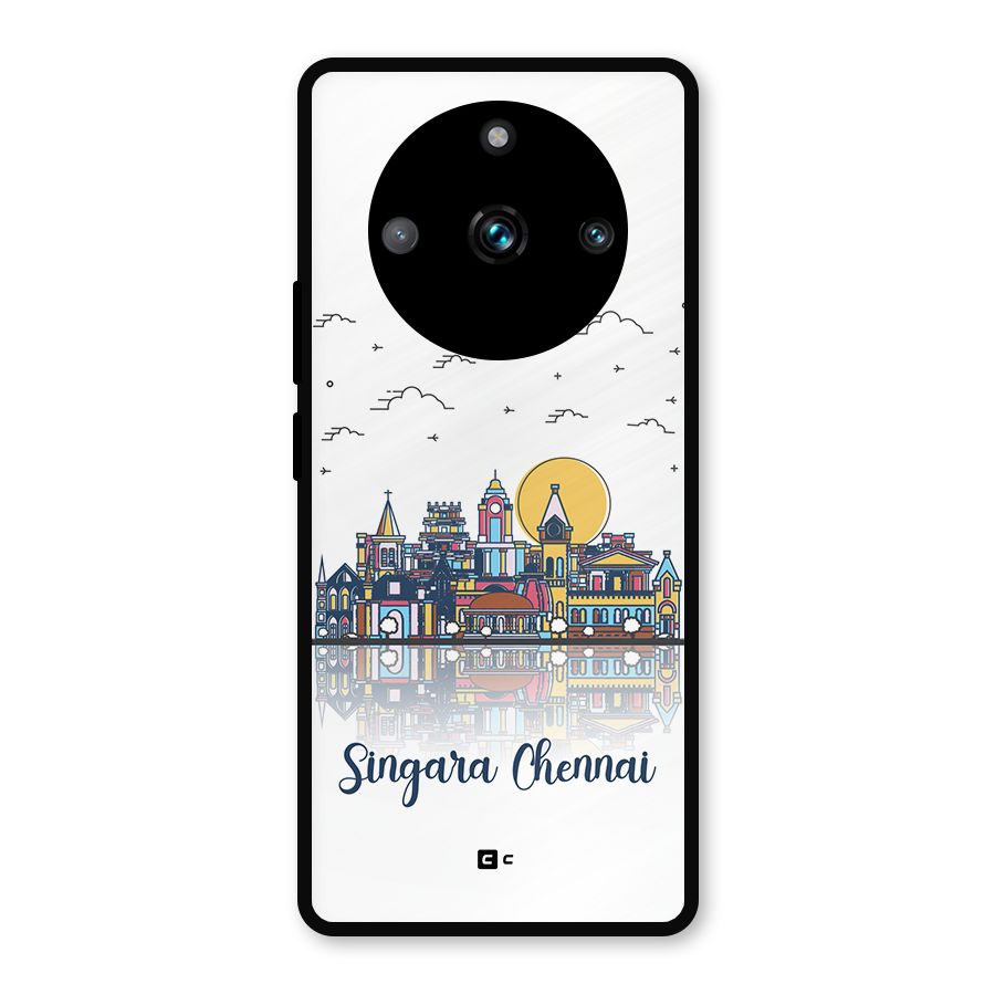 Chennai City Metal Back Case for Realme 11 Pro
