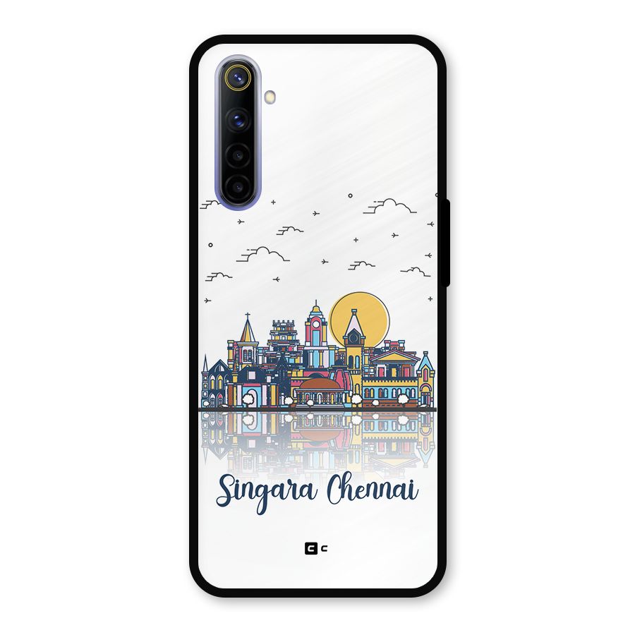 Chennai City Metal Back Case for Realme 6
