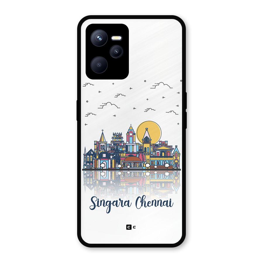 Chennai City Metal Back Case for Realme C35