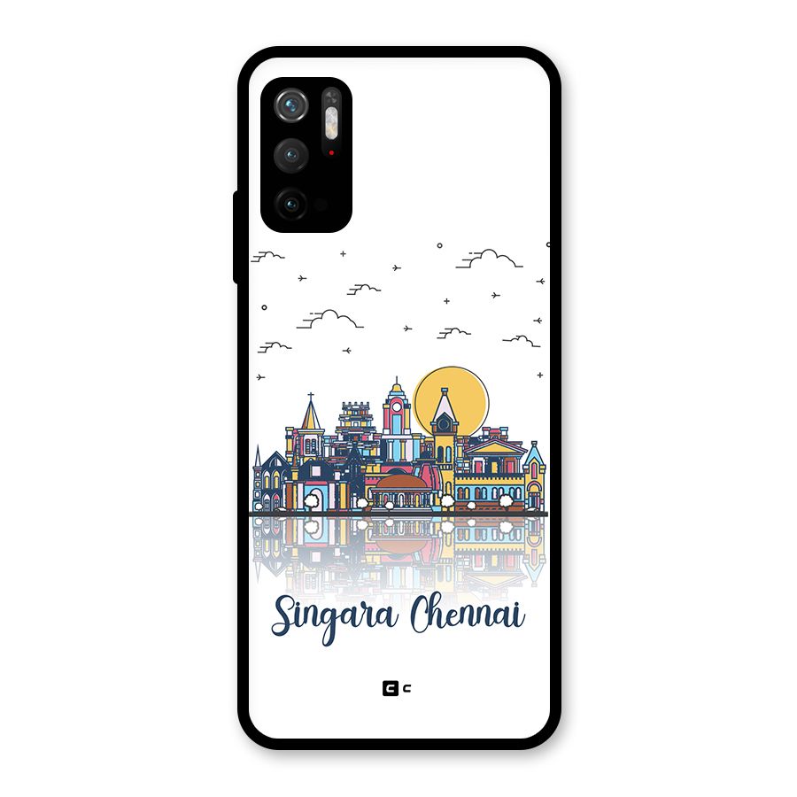 Chennai City Metal Back Case for Redmi Note 10T 5G