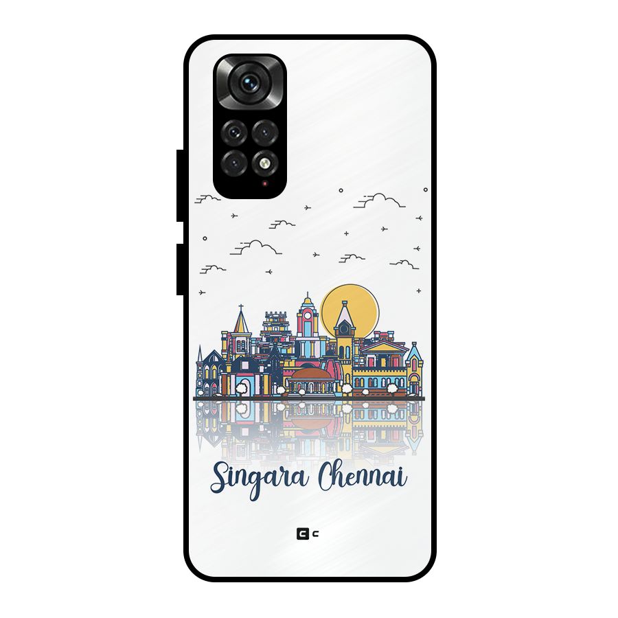 Chennai City Metal Back Case for Redmi Note 11 Pro