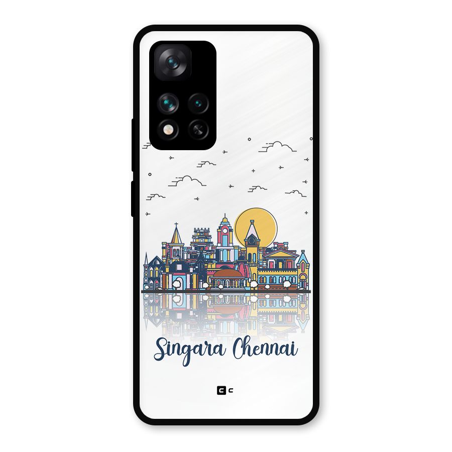 Chennai City Metal Back Case for Xiaomi 11i 5G