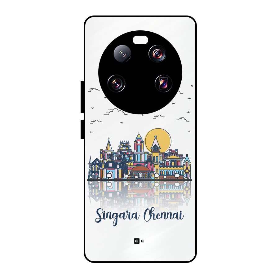 Chennai City Metal Back Case for Xiaomi 13 Ultra