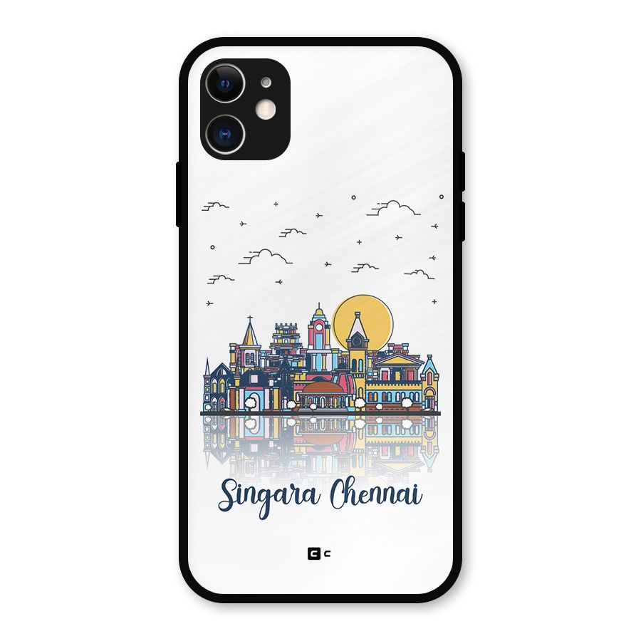 Chennai City Metal Back Case for iPhone 11