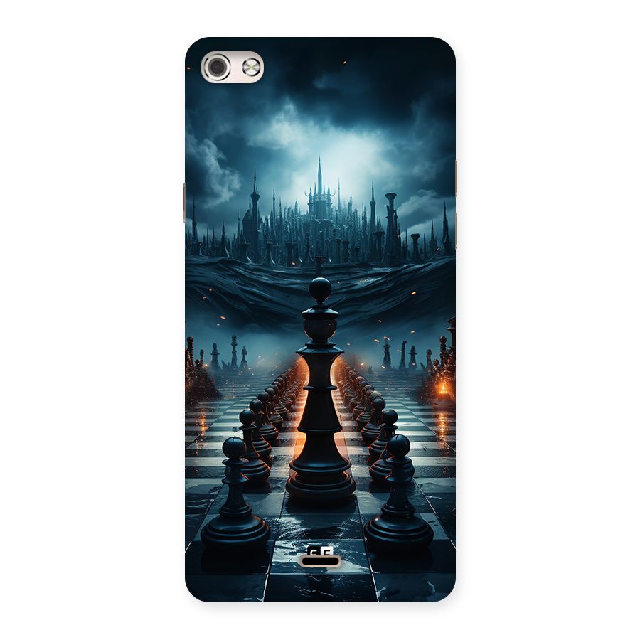 Chess World Back Case for Canvas Silver 5