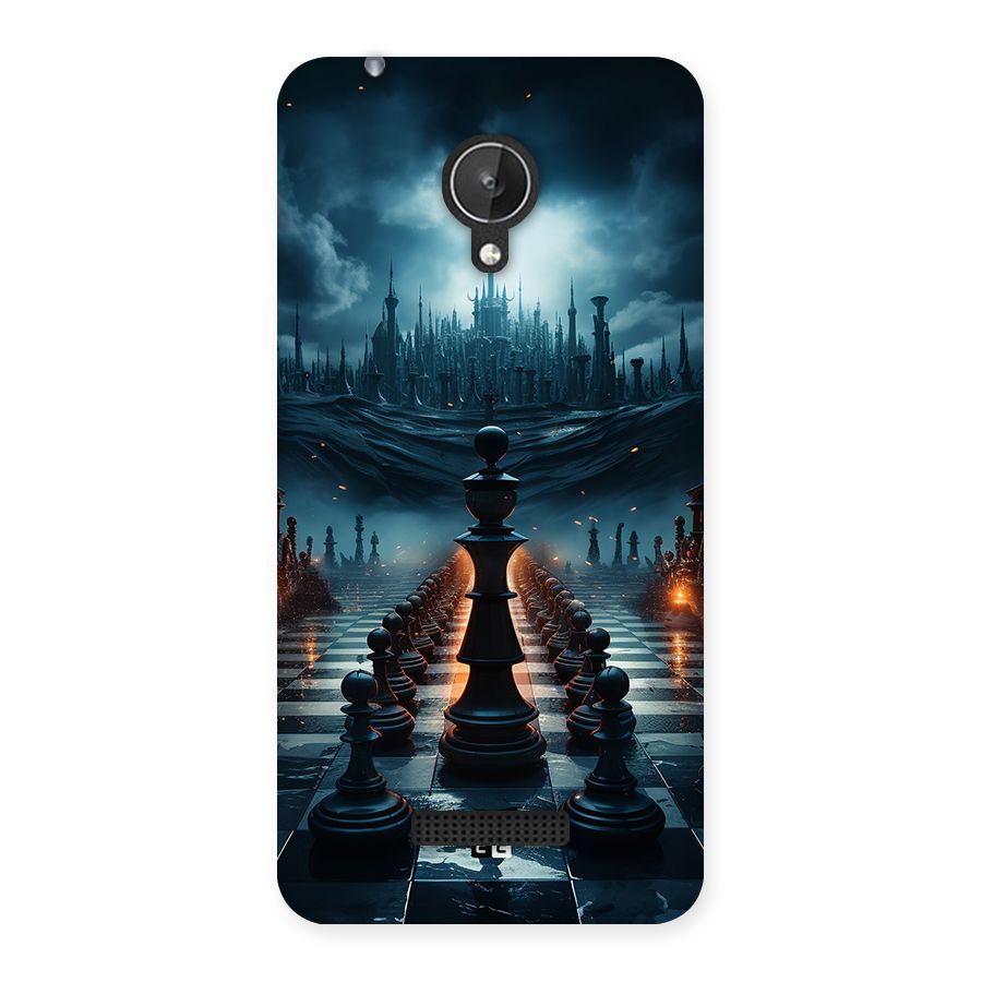 Chess World Back Case for Canvas Spark Q380