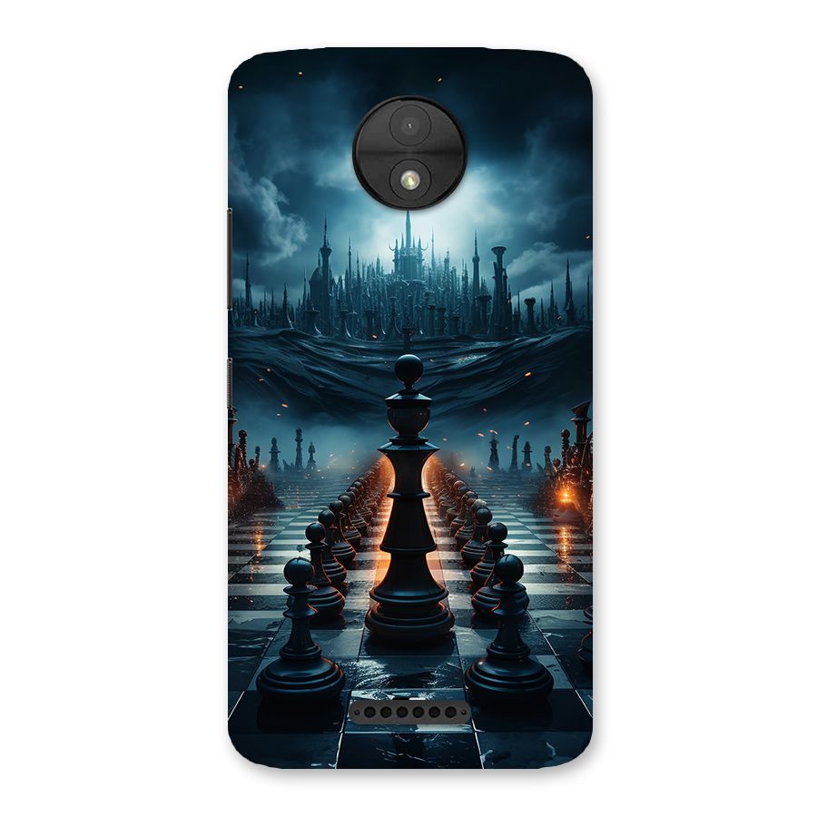 Chess World Back Case for Moto C