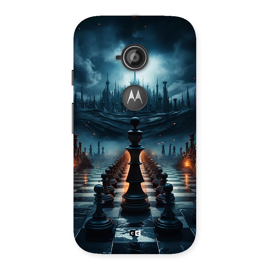 Chess World Back Case for Moto E 2nd Gen