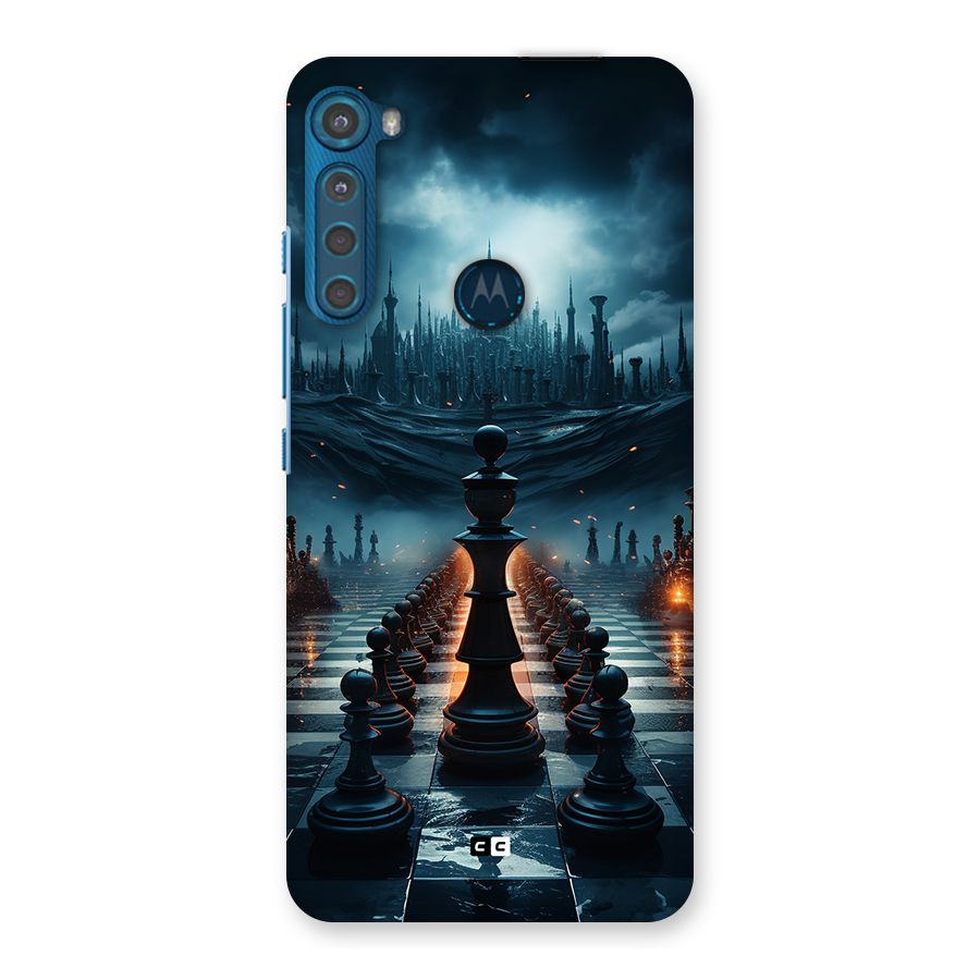 Chess World Back Case for Motorola One Fusion Plus