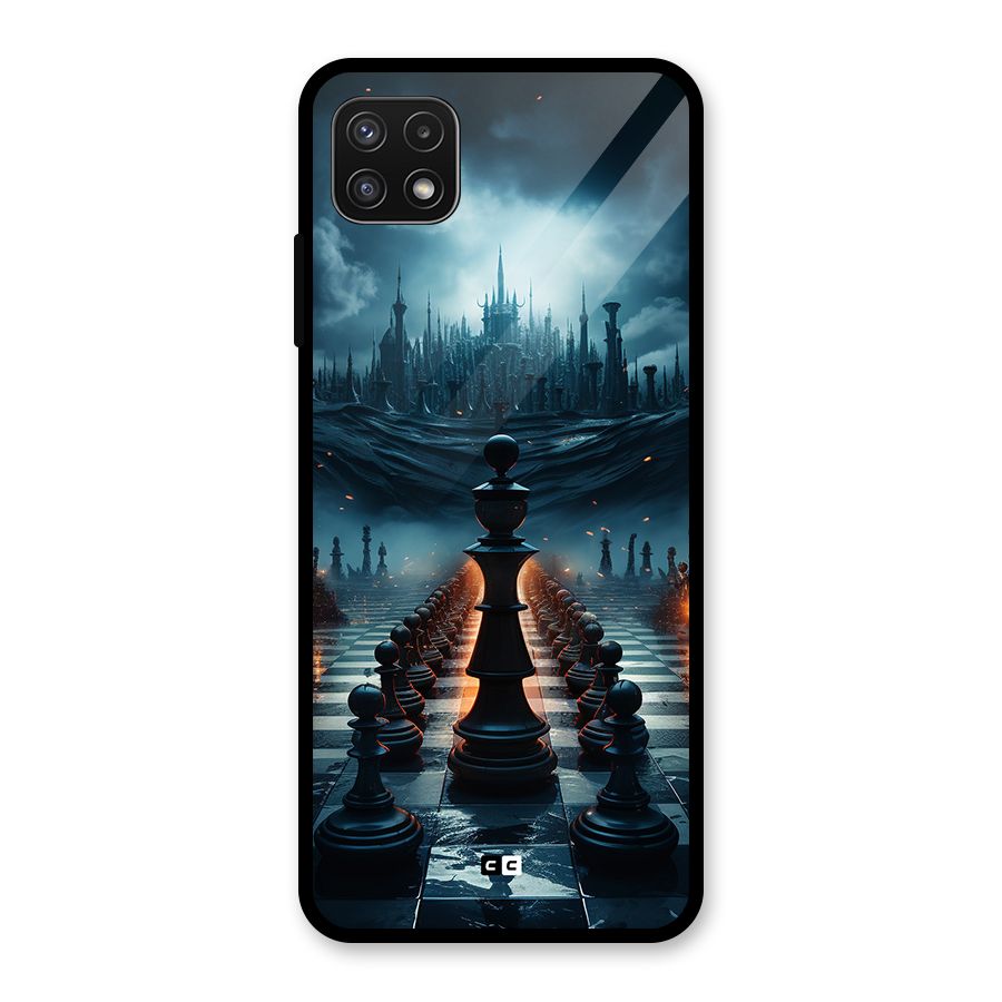 Chess World Glass Back Case for Galaxy A22 5G