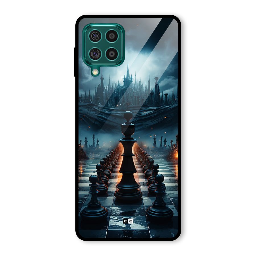 Chess World Glass Back Case for Galaxy F62