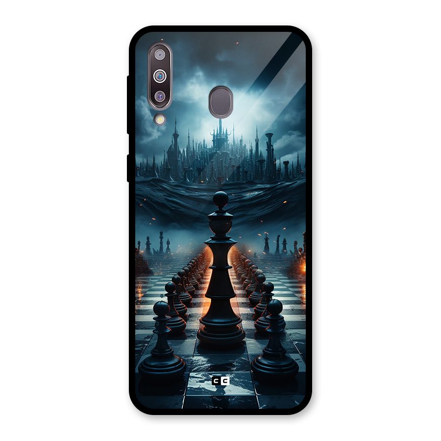 Chess World Glass Back Case for Galaxy M30