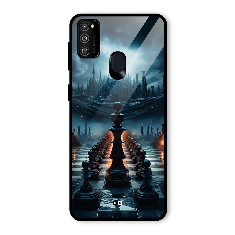 Chess World Glass Back Case for Galaxy M30s
