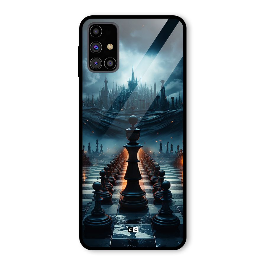 Chess World Glass Back Case for Galaxy M31s