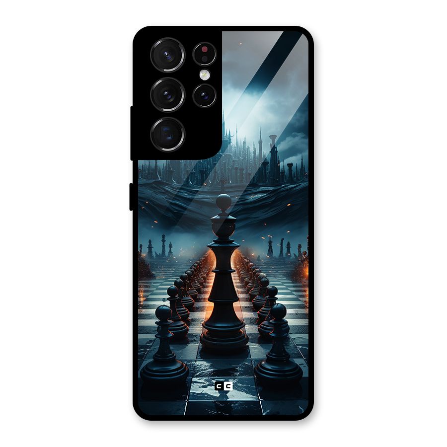 Chess World Glass Back Case for Galaxy S21 Ultra 5G