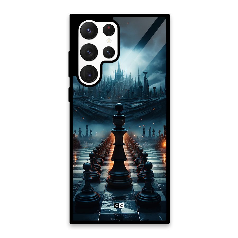 Chess World Glass Back Case for Galaxy S22 Ultra 5G