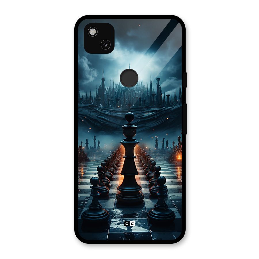 Chess World Glass Back Case for Google Pixel 4a