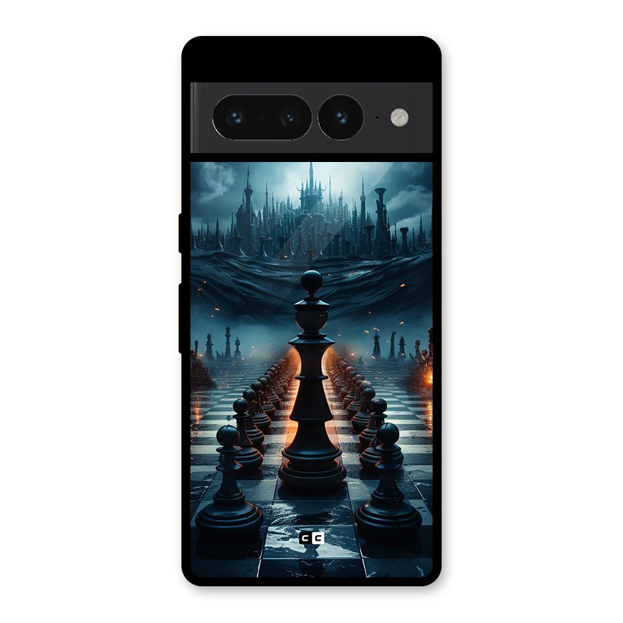 Chess World Glass Back Case for Google Pixel 7 Pro