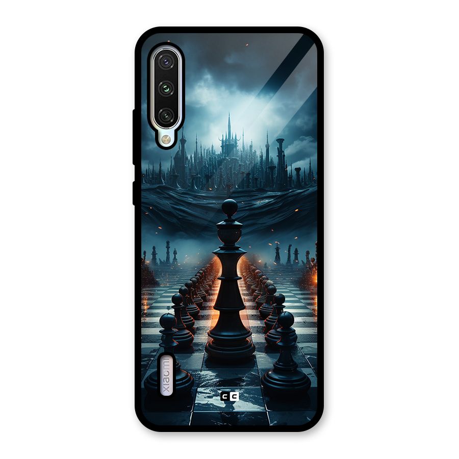 Chess World Glass Back Case for Mi A3