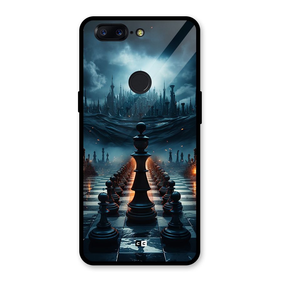 Chess World Glass Back Case for OnePlus 5T