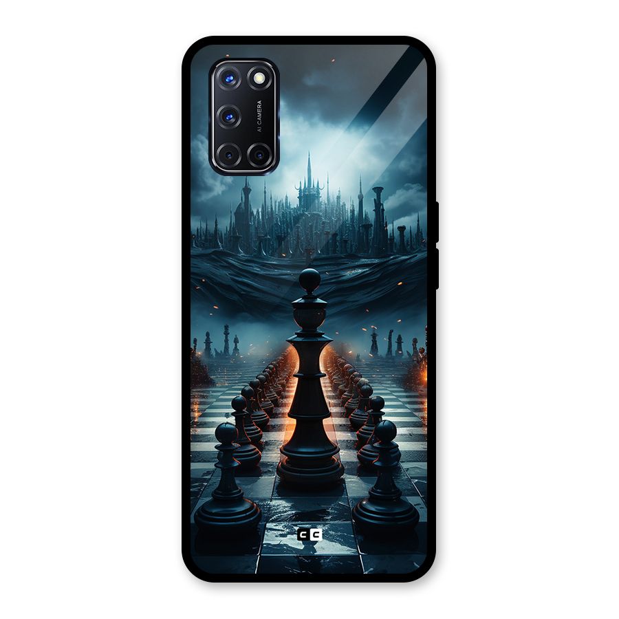 Chess World Glass Back Case for Oppo A52