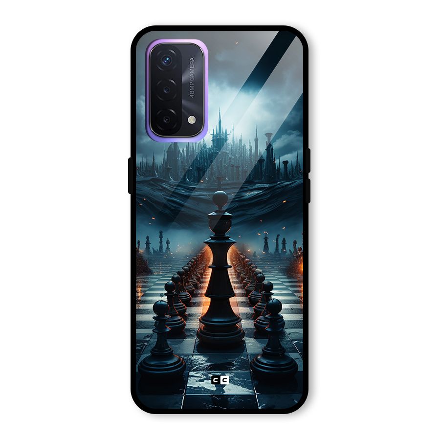 Chess World Glass Back Case for Oppo A74 5G