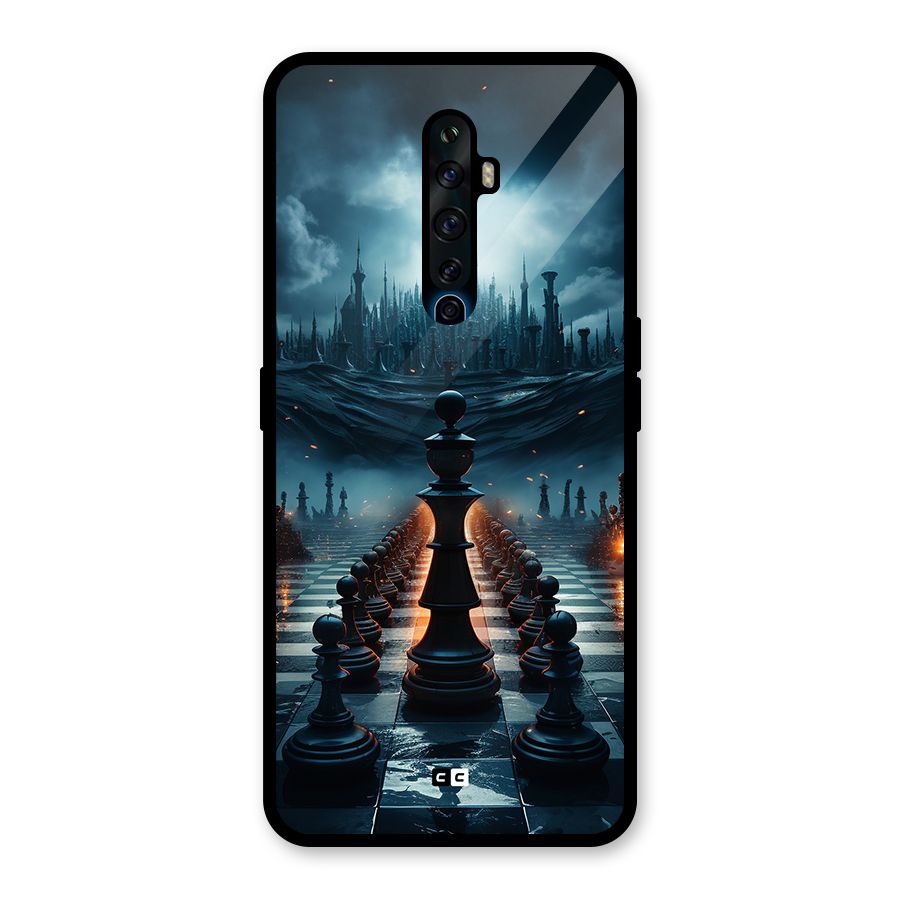 Chess World Glass Back Case for Oppo Reno2 F