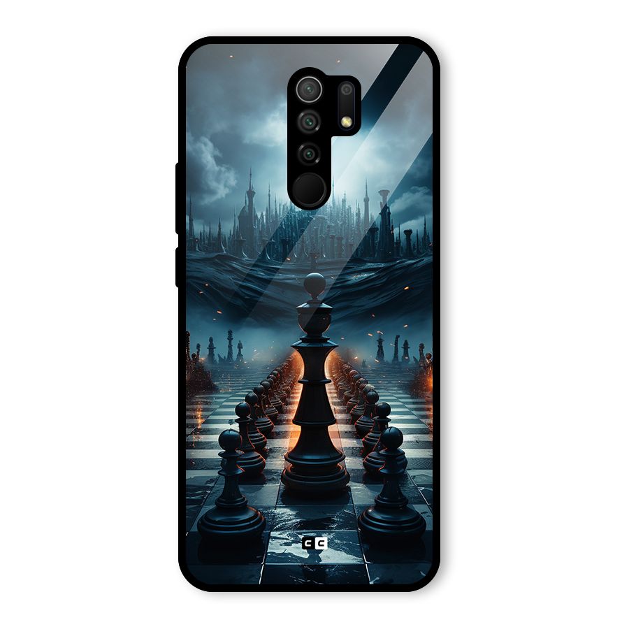 Chess World Glass Back Case for Poco M2