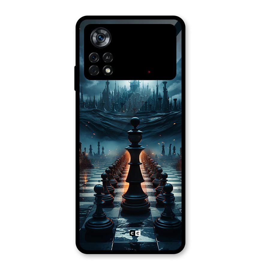 Chess World Glass Back Case for Poco X4 Pro 5G