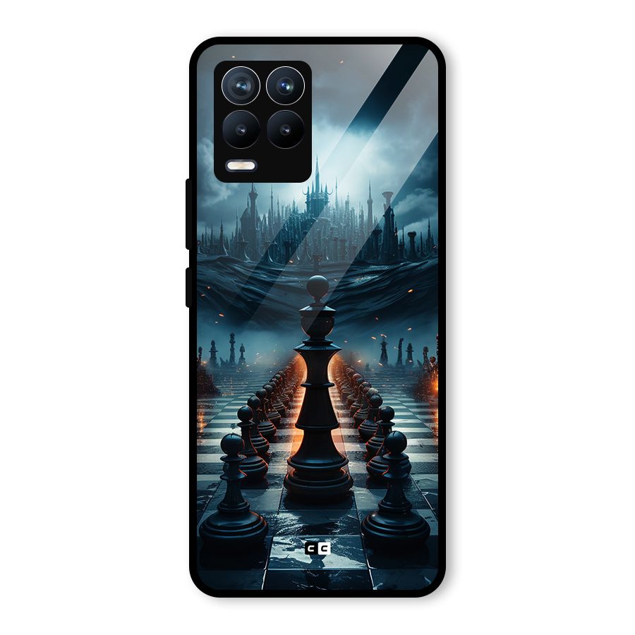 Chess World Glass Back Case for Realme 8