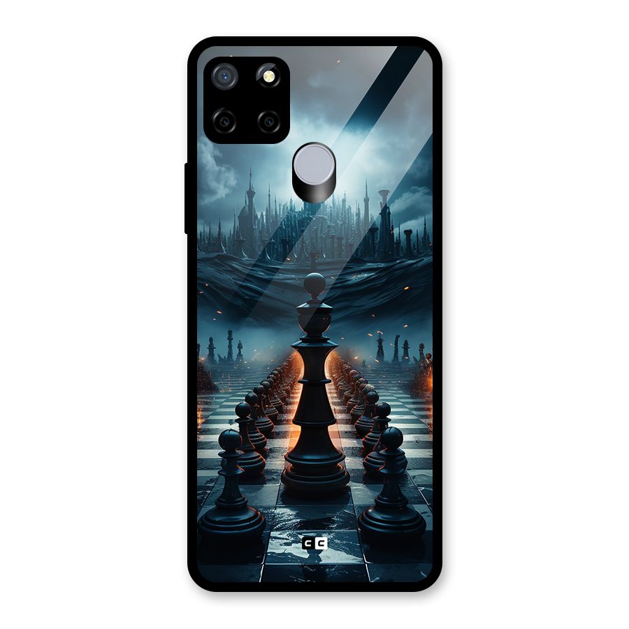Chess World Glass Back Case for Realme C12