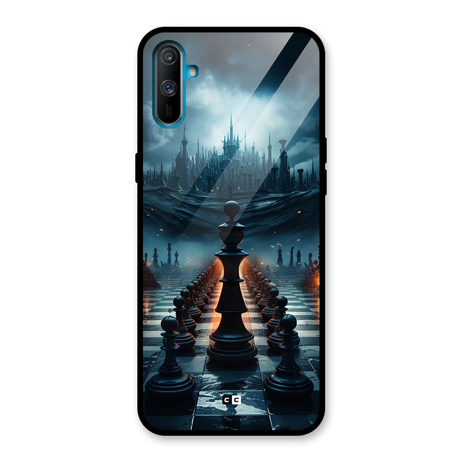 Chess World Glass Back Case for Realme C3