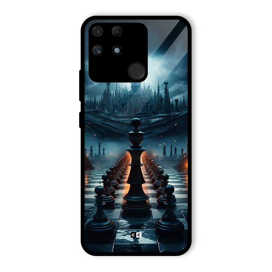 Chess World Glass Back Case for Realme Narzo 50A