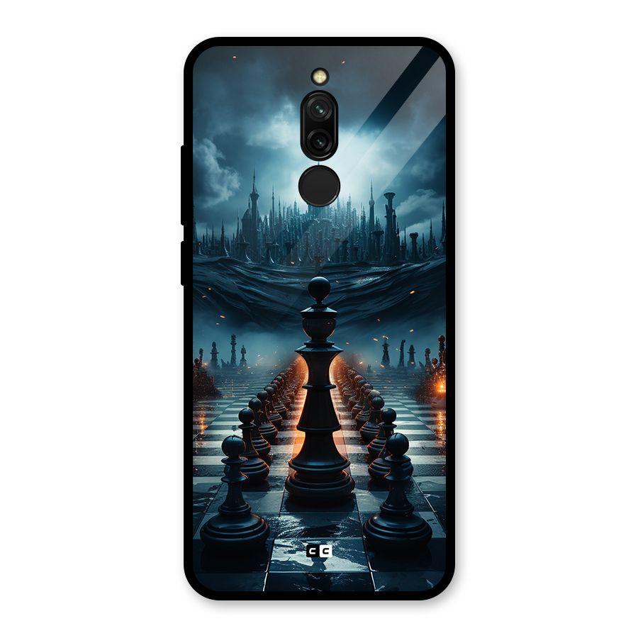Chess World Glass Back Case for Redmi 8