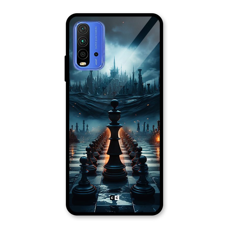 Chess World Glass Back Case for Redmi 9 Power