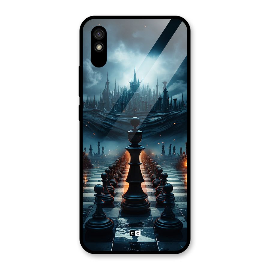 Chess World Glass Back Case for Redmi 9i