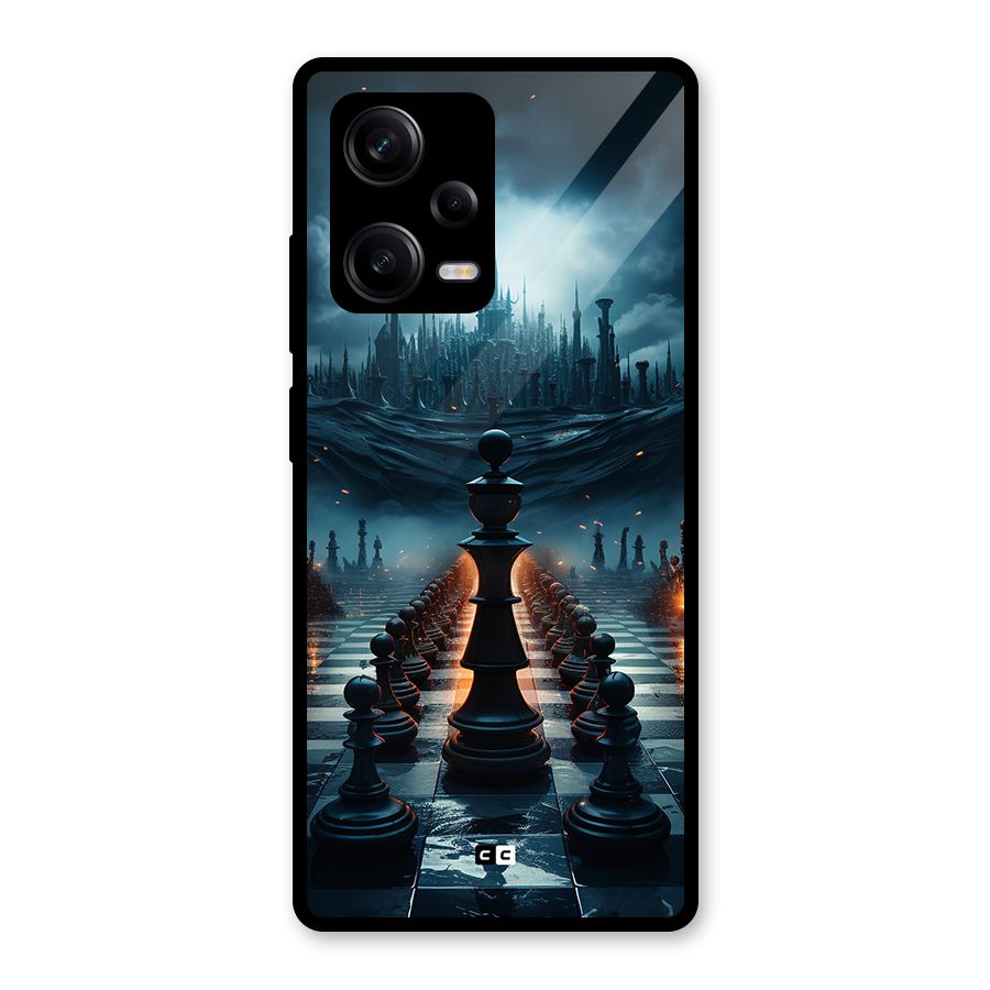 Chess World Glass Back Case for Redmi Note 12 Pro